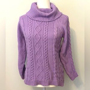 Ladies Medium cowl neck sweater